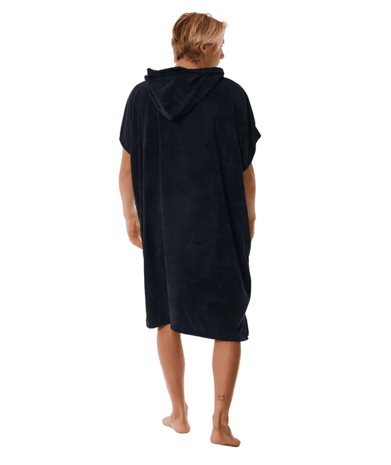RIP CURL Brand Hooded Towel Black/Grey Towels Rip Curl