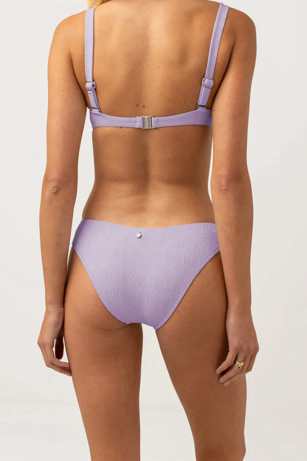 RHYTHM Women's Ritual Paisley Holiday Pant Bikini Bottom Lilac Women's Bikini Bottoms Rhythm