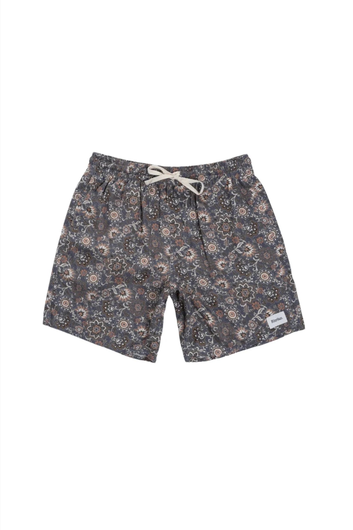 RHYTHM Raya Paisley Jam Dark Navy Men's Walkshorts Rhythm
