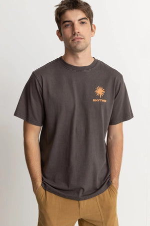 RHYTHM Zone Vintage T-Shirt Vintage Black Men's Short Sleeve T-Shirts Rhythm 