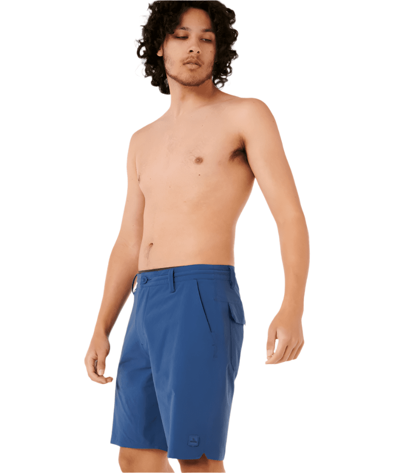 RIP CURL Global Entry Boardwalk Shorts Washed Navy Men's Hybrid Shorts Rip Curl