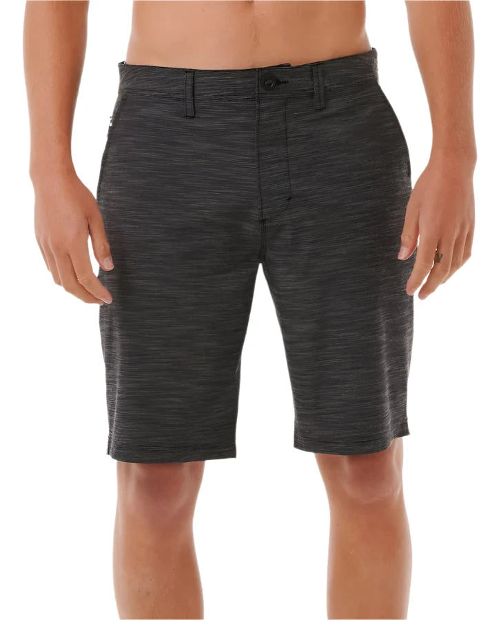 RIP CURL Boardwalk Jackson 20" Hybrid Short Black Men's Hybrid Shorts Rip Curl