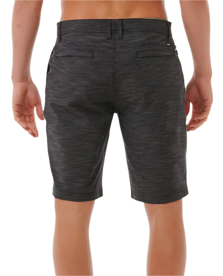 RIP CURL Boardwalk Jackson 20" Hybrid Short Black Men's Hybrid Shorts Rip Curl