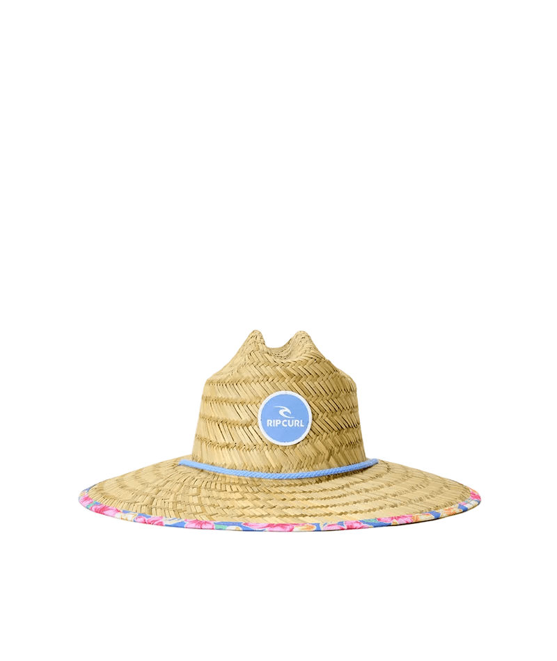 RIP CURL Mixed Straw Sun Hat Blue Women's Hats Rip Curl