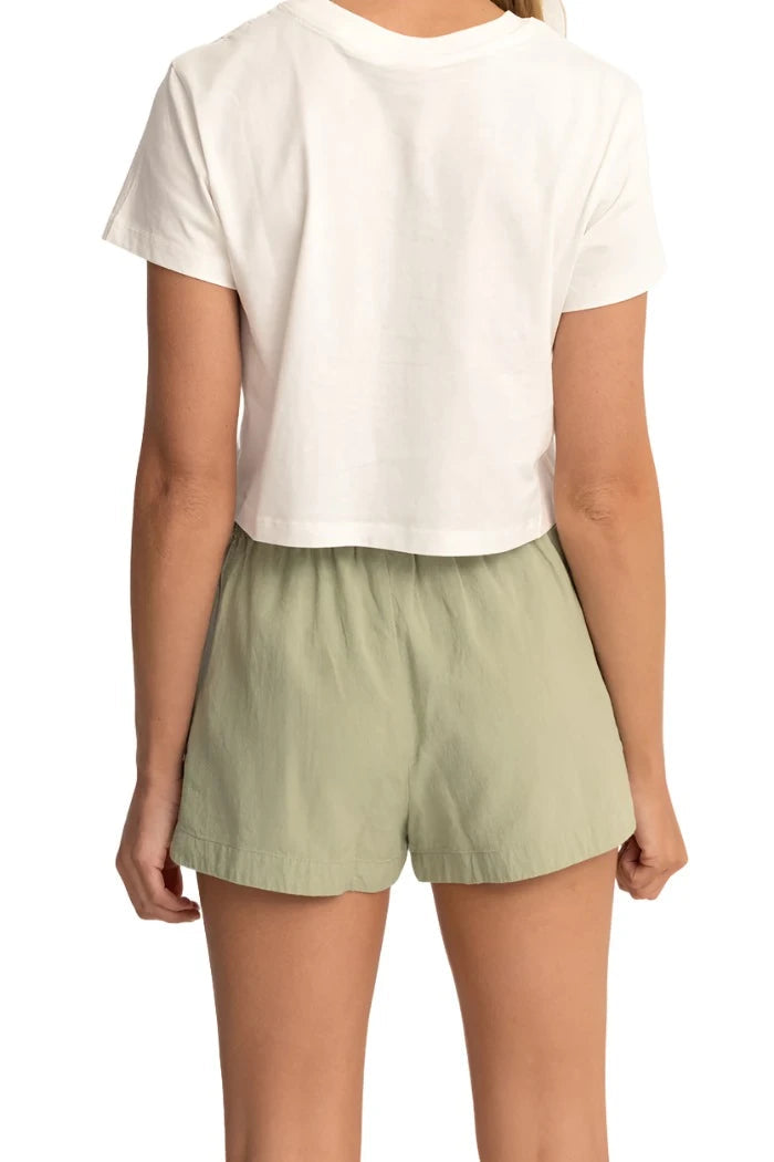 RHYTHM Women's Astrid Elastic Shorts Palm Women's Shorts Rhythm