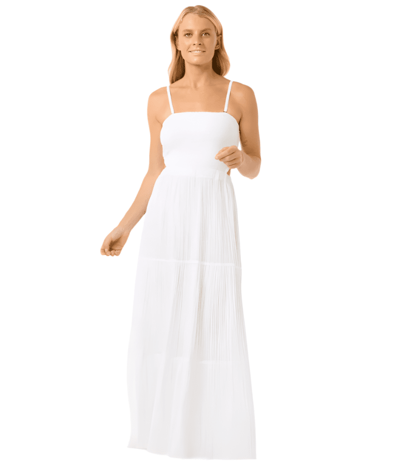 RIP CURL Women's Premium Surf Maxi Dress White Women's Dresses Rip Curl