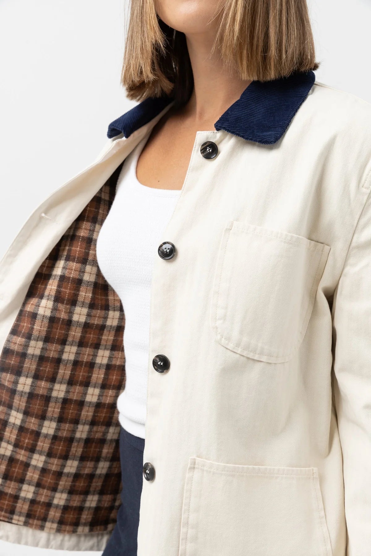 RHYTHM Women's Pearls Oversized Jacket Sunset Women's Street Jackets Rhythm