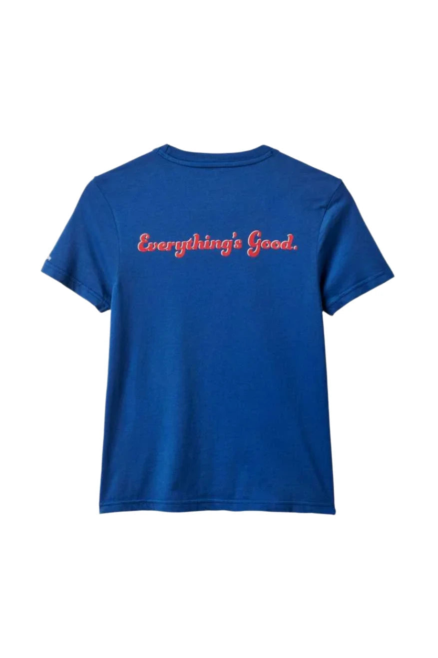 BRIXTON Women's Everythings Good Fitted T-Shirt Surf The Web Women's Short Sleeve T-Shirts Brixton