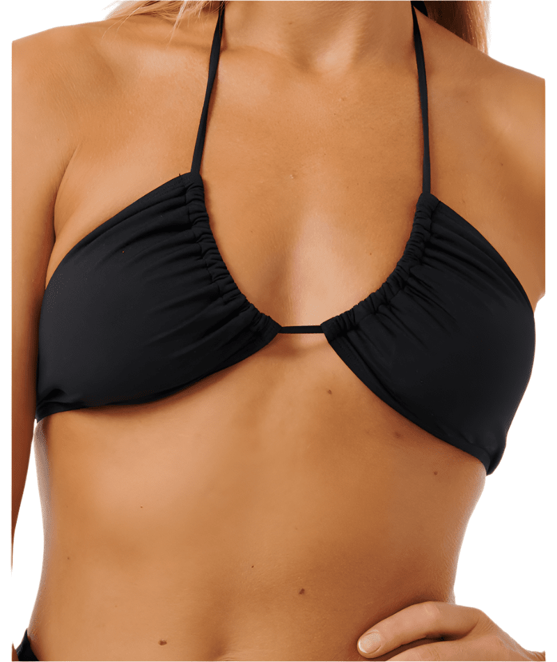 RIP CURL Women's Classic Surf Bandeau Black Women's Bikini Tops Rip Curl