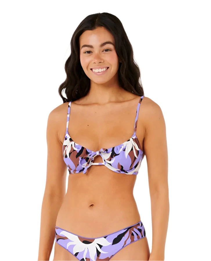 RIP CURL Women's Cala Nights D-DD Bikini Top Multico Women's Bikini Tops Rip Curl