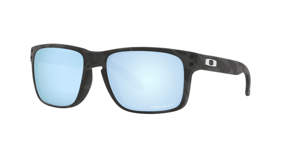 OAKLEY Holbrook Matte Black Camo - Prizm Deep Water Polarized Sunglasses Sunglasses Oakley