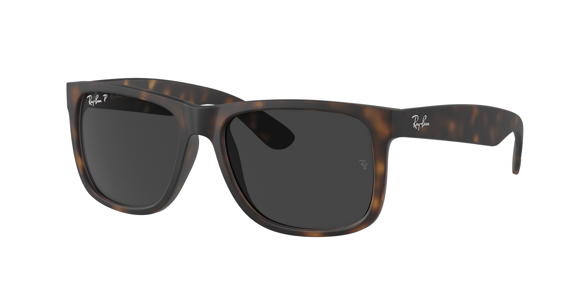 RAY-BAN Justin Classic Matte Havana - Dark Grey Polarized Sunglasses