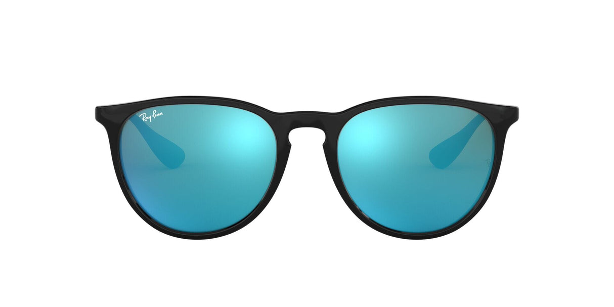 RAY-BAN Erika Color Mix Black/Gunmetal - Blue Mirror Sunglasses Sunglasses Ray-Ban