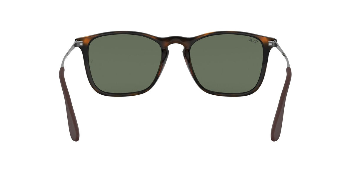 RAY-BAN Chris Polished Light Havana - Green Classic Sunglasses Sunglasses Ray-Ban