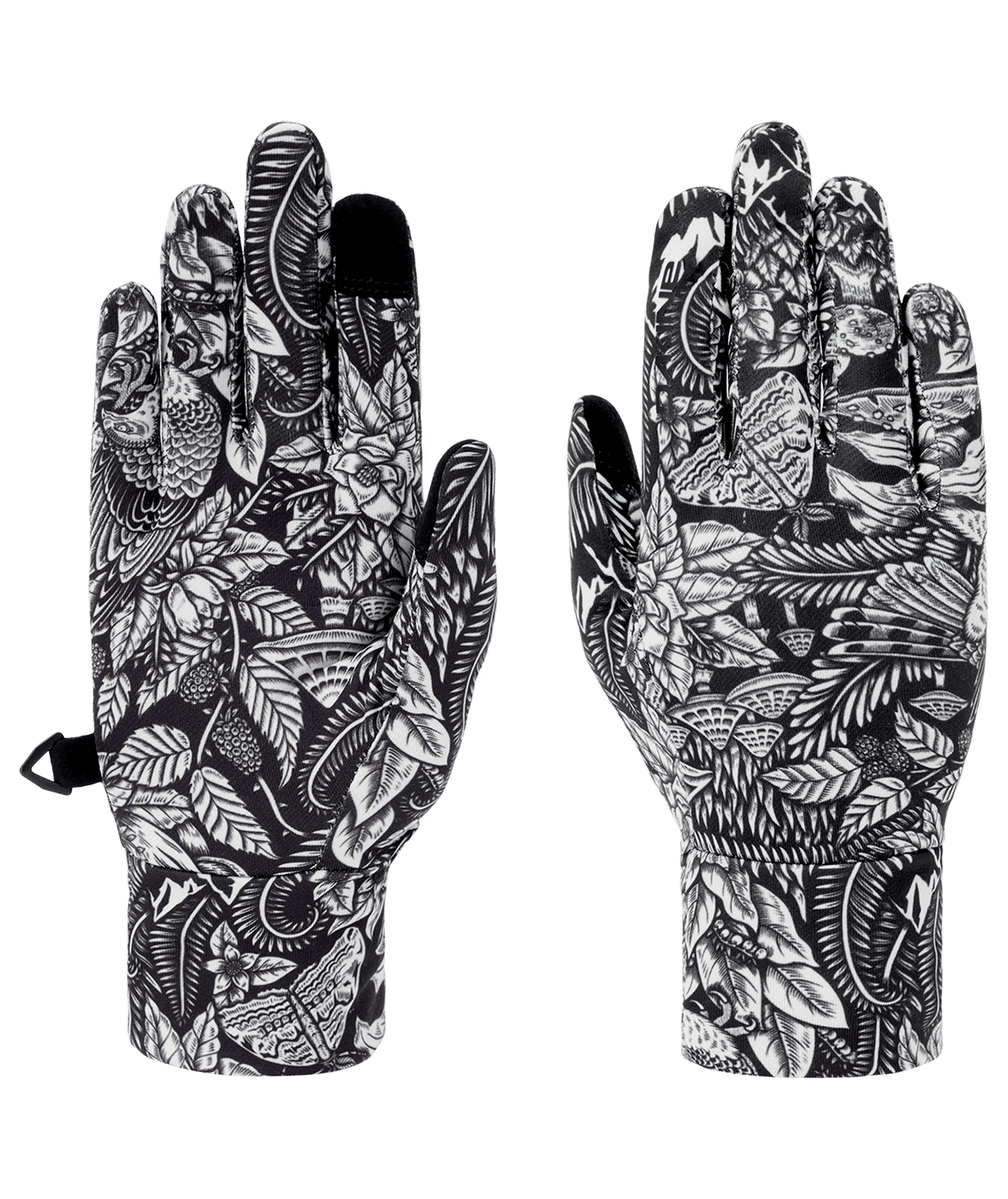 DAKINE Women's Rambler Glove Liners Kingdom Black Women's Glove Liners Dakine