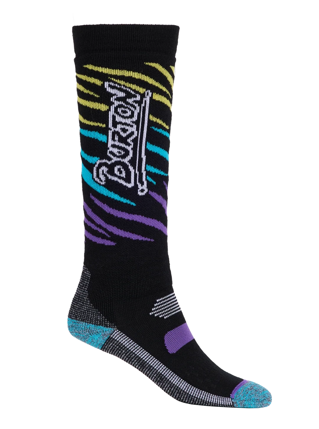 BURTON Kids Performance Midweight Snow Socks Safari Youth Snowboard Socks Burton