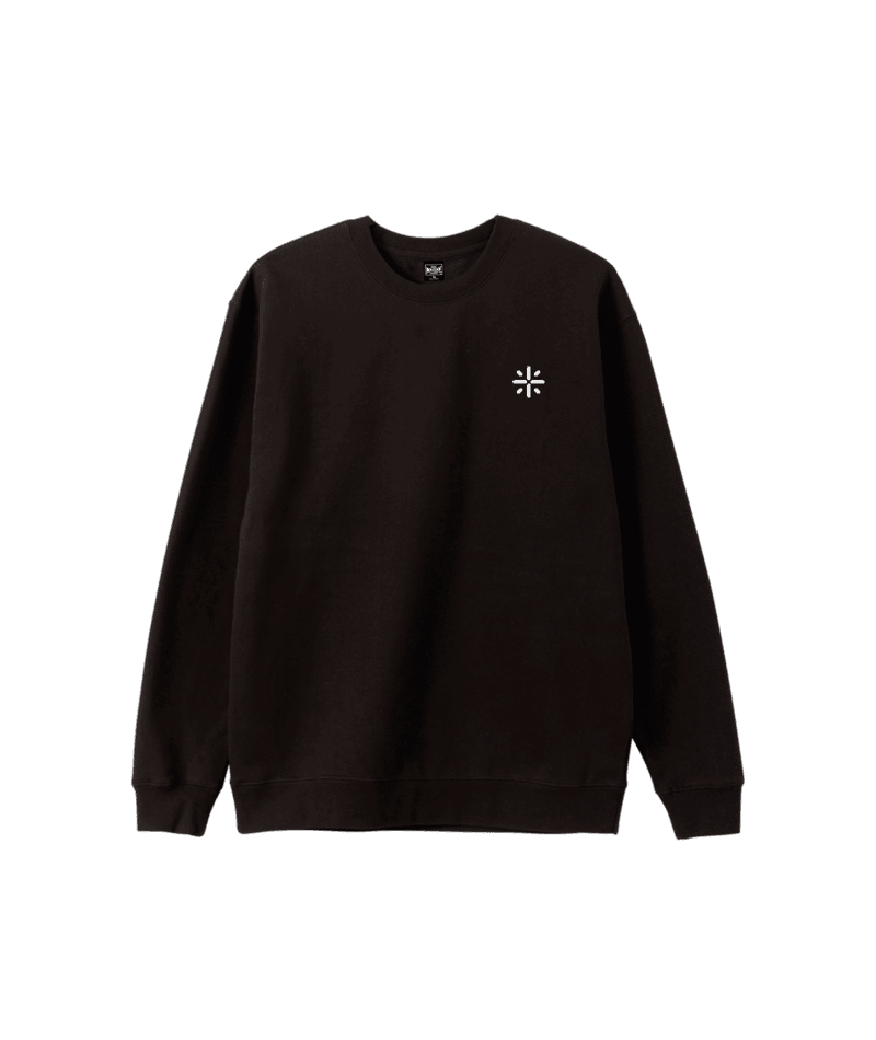 LOSER MACHINE Established Crewneck Sweater Black Men's Crewnecks Loser Machine