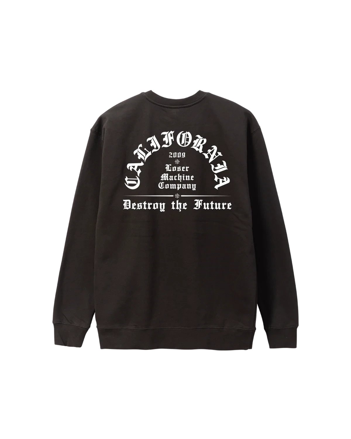 LOSER MACHINE Established Crewneck Sweater Black Men's Crewnecks Loser Machine