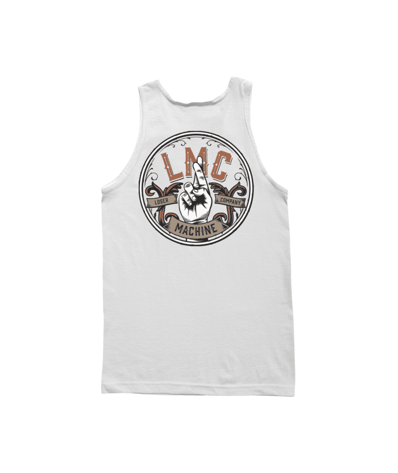 LOSER MACHINE Royal Order Tank Top White Men's Tank Tops Loser Machine