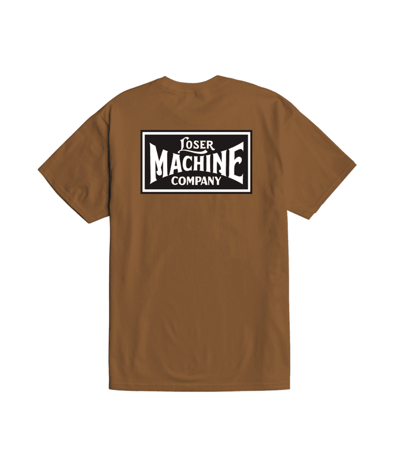 LOSER MACHINE New OG Stock T-Shirt Brown Sugar Men's Short Sleeve T-Shirts Loser Machine