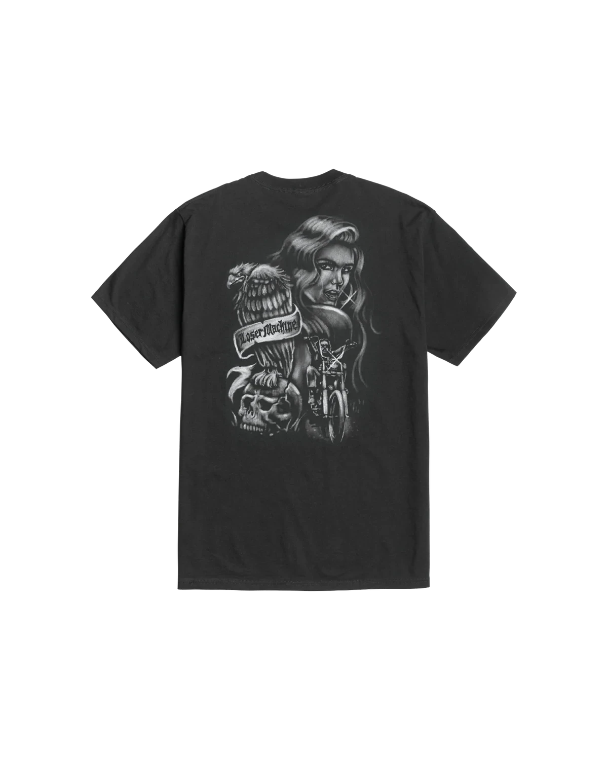 LOSER MACHINE Family Ties Stock T-Shirt Black Men's Short Sleeve T-Shirts Loser Machine