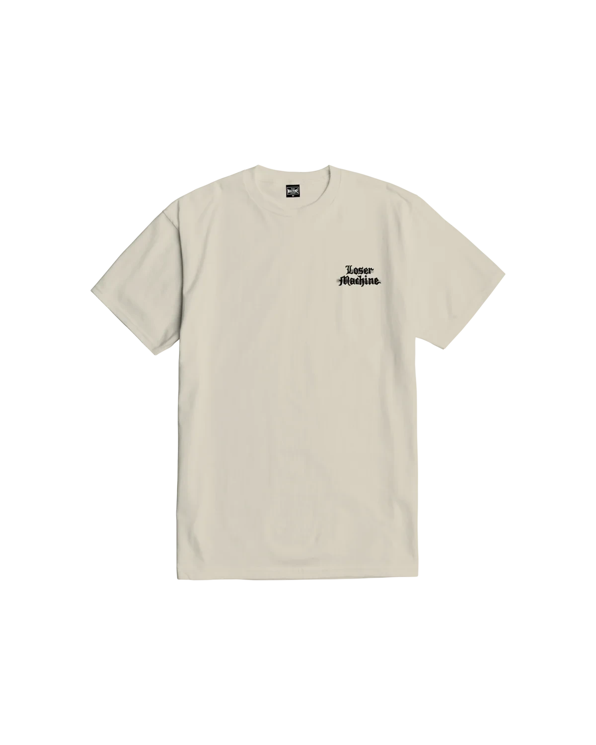 LOSER MACHINE Blind Justice T-Shirt Cream Men's Short Sleeve T-Shirts Loser Machine