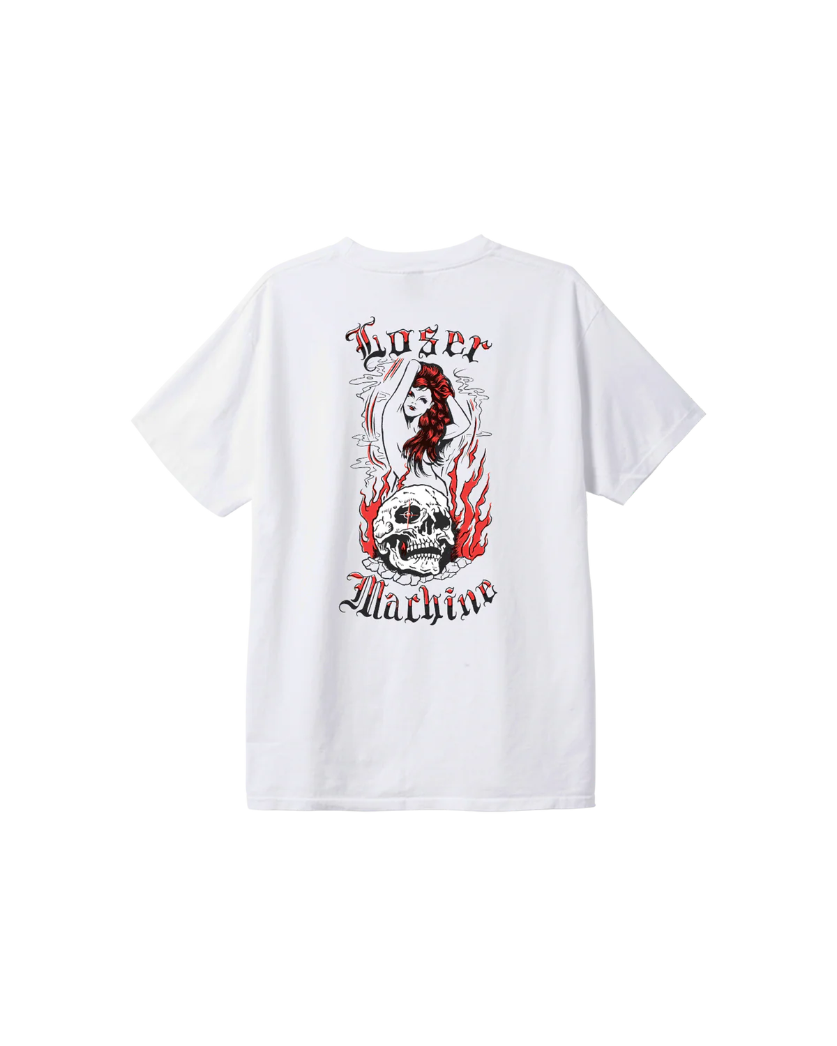 LOSER MACHINE Hypnotic T-Shirt White Enzyme