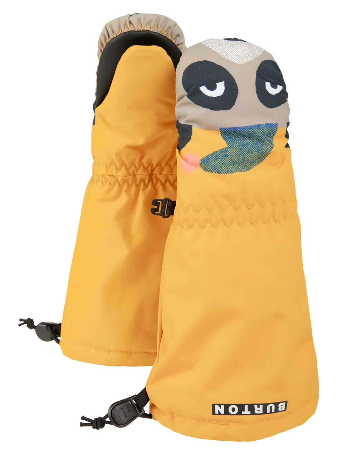 BURTON Toddlers Grommitt Mittens Raccoon Youth Snow Gloves & Mitts Burton