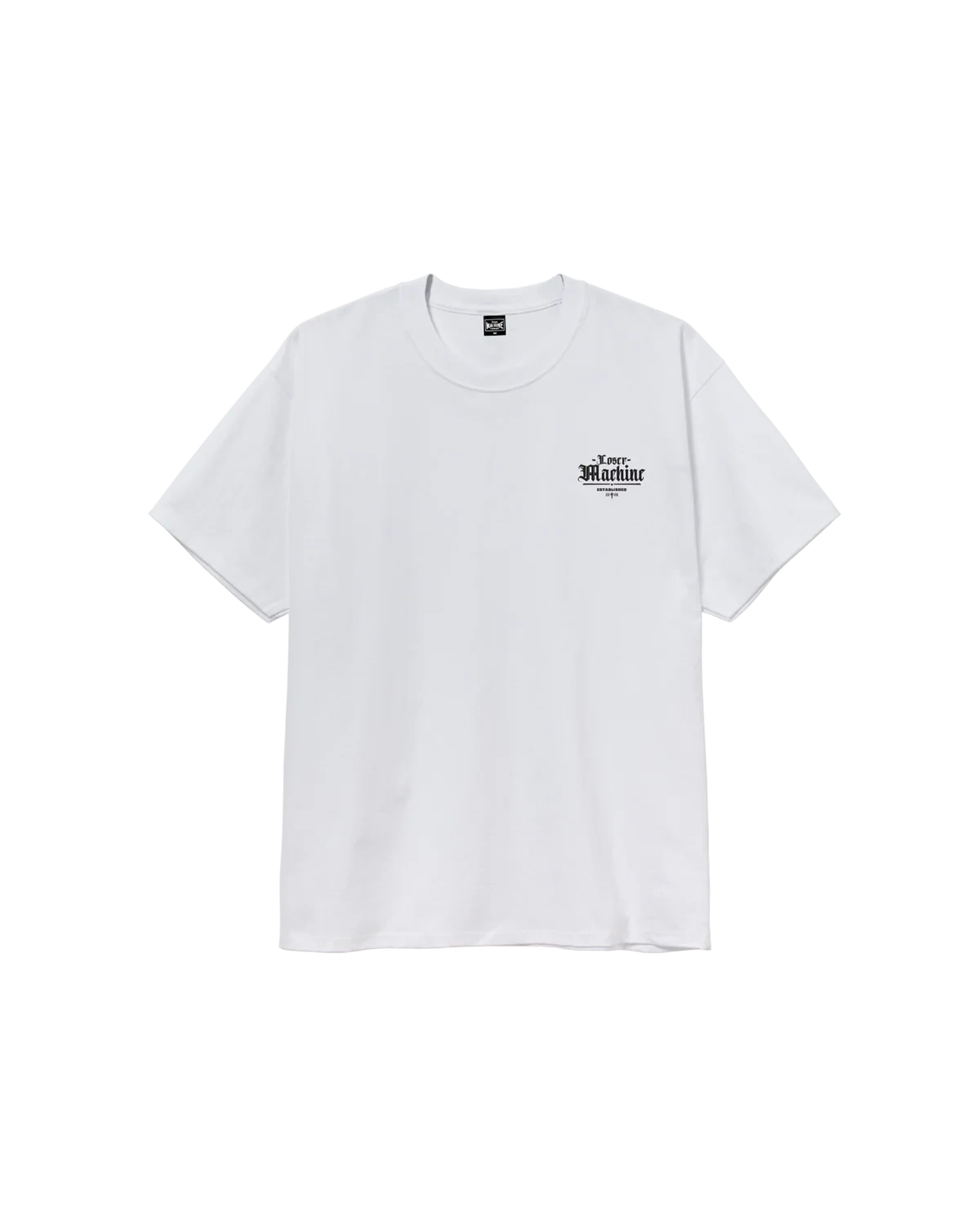 LOSER MACHINE Valley Centre Heavy Weight T-Shirt White Freeride Boardshop