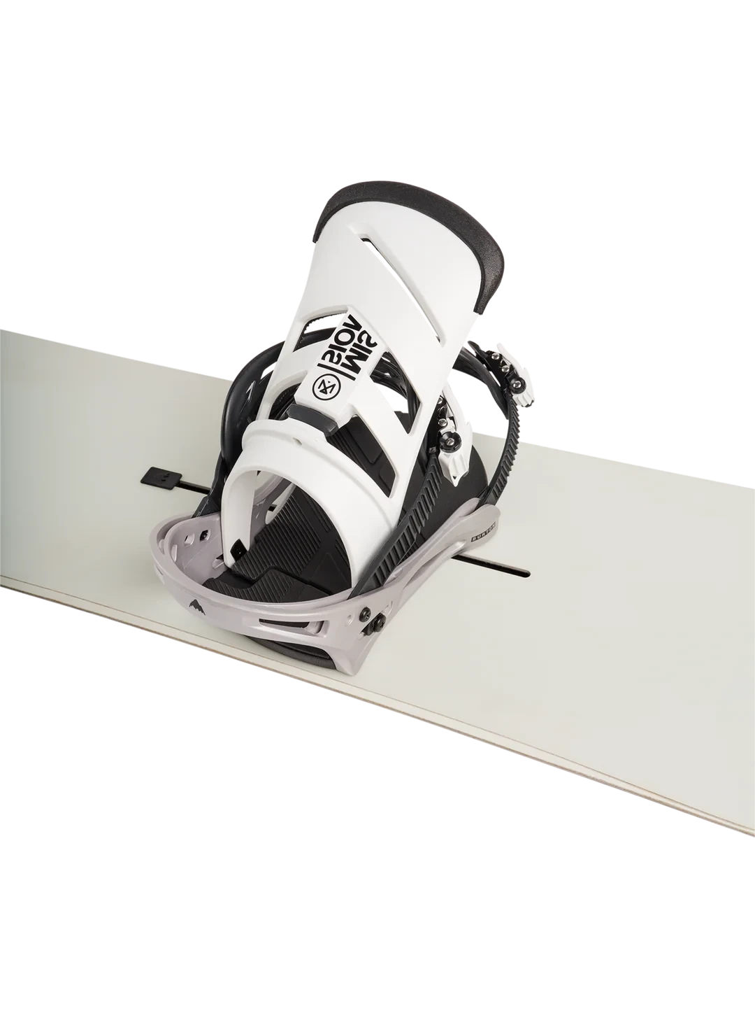 BURTON Mission Snowboard Bindings White/Silver 2027 Men's Snowboard Bindings Burton