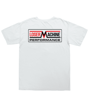 LOSER MACHINE Machinery Pocket T-Shirt White Men's Short Sleeve T-Shirts Loser Machine