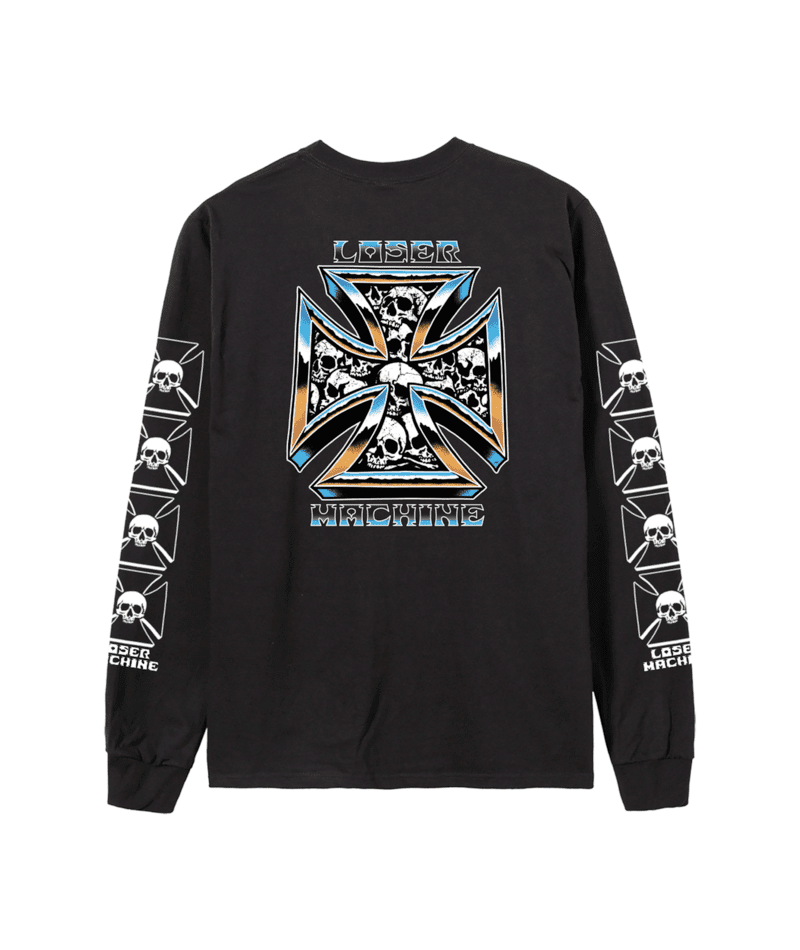 LOSER MACHINE Catacomb Long Sleeve T-Shirt Black Men's Long Sleeve T-Shirts Loser Machine