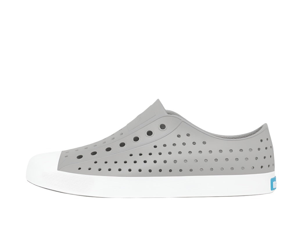 NATIVE Women's Jefferson Adult Shoes Pigeon Grey/Shell White Women's Native Shoes Native Shoes 6