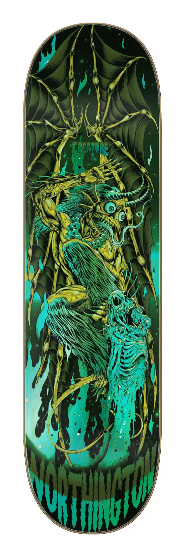 CREATURE Worthington VX Skullburn 8.6 Skateboard Deck Skateboard Decks Creature