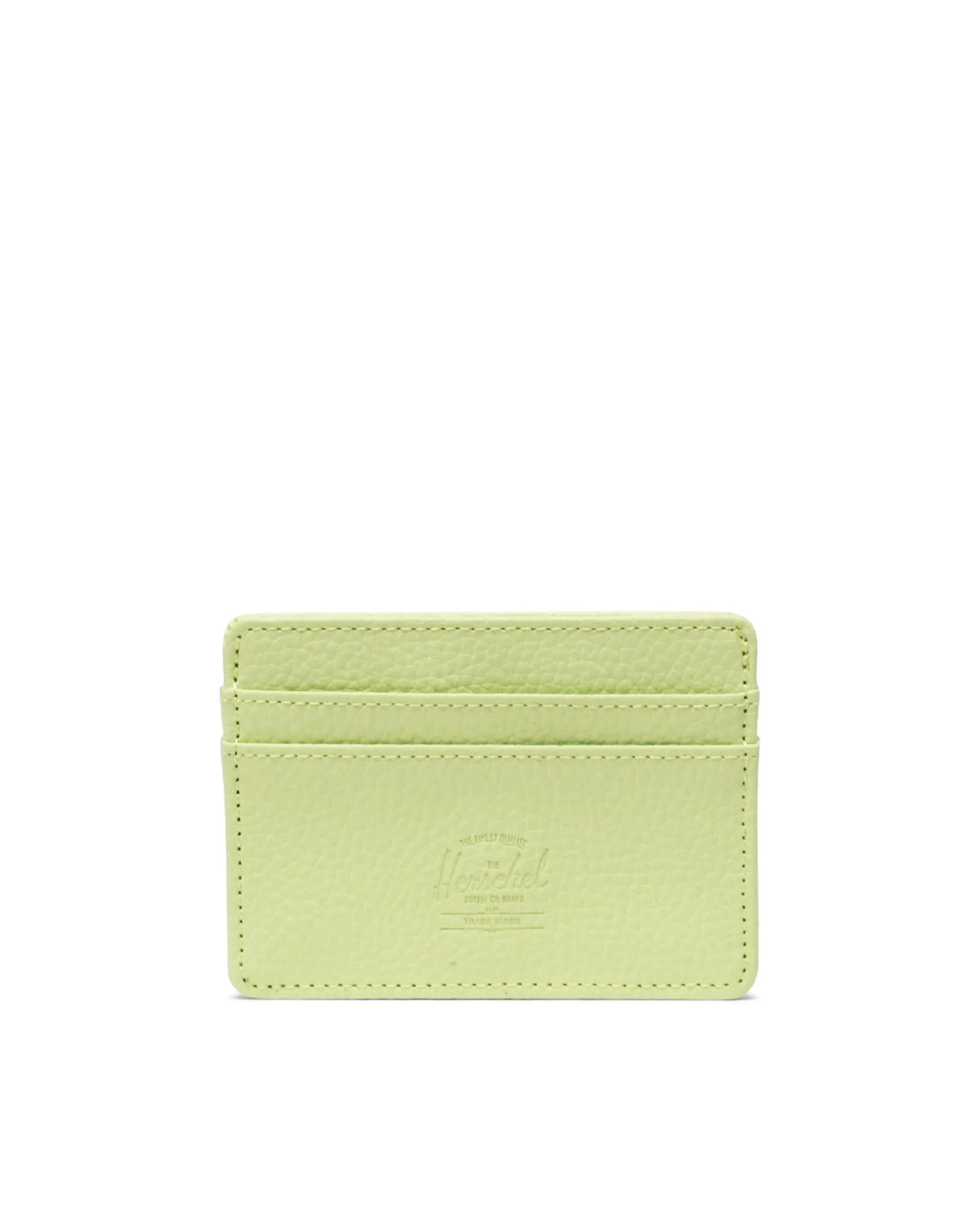 HERSCHEL Charlie Cardholder Wallet Vegan Leather Shadow Lime Men's Wallets Herschel Supply Company