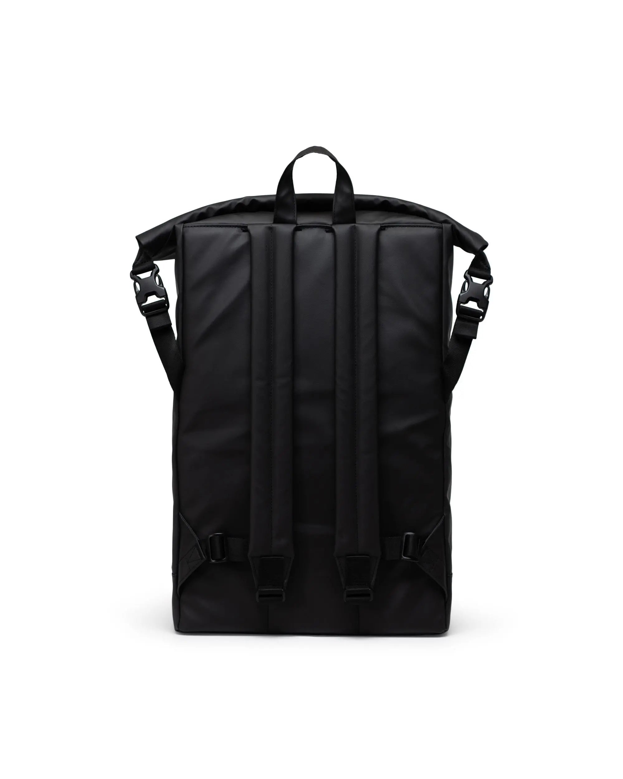 HERSCHEL Roll Top Weather Resistant Backpack Black Backpacks Herschel Supply Company 
