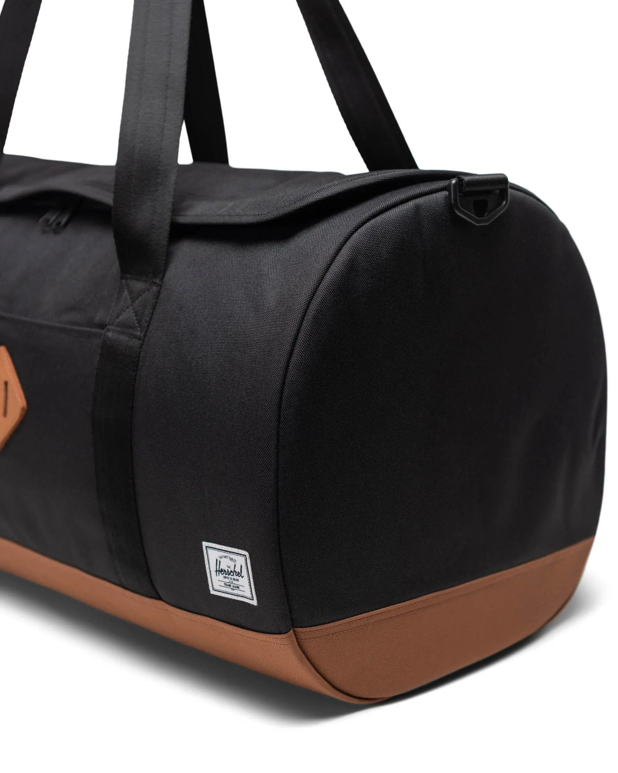 HERSCHEL Heritage Duffle Bag Black/Saddle Duffle Bags Herschel Supply Company
