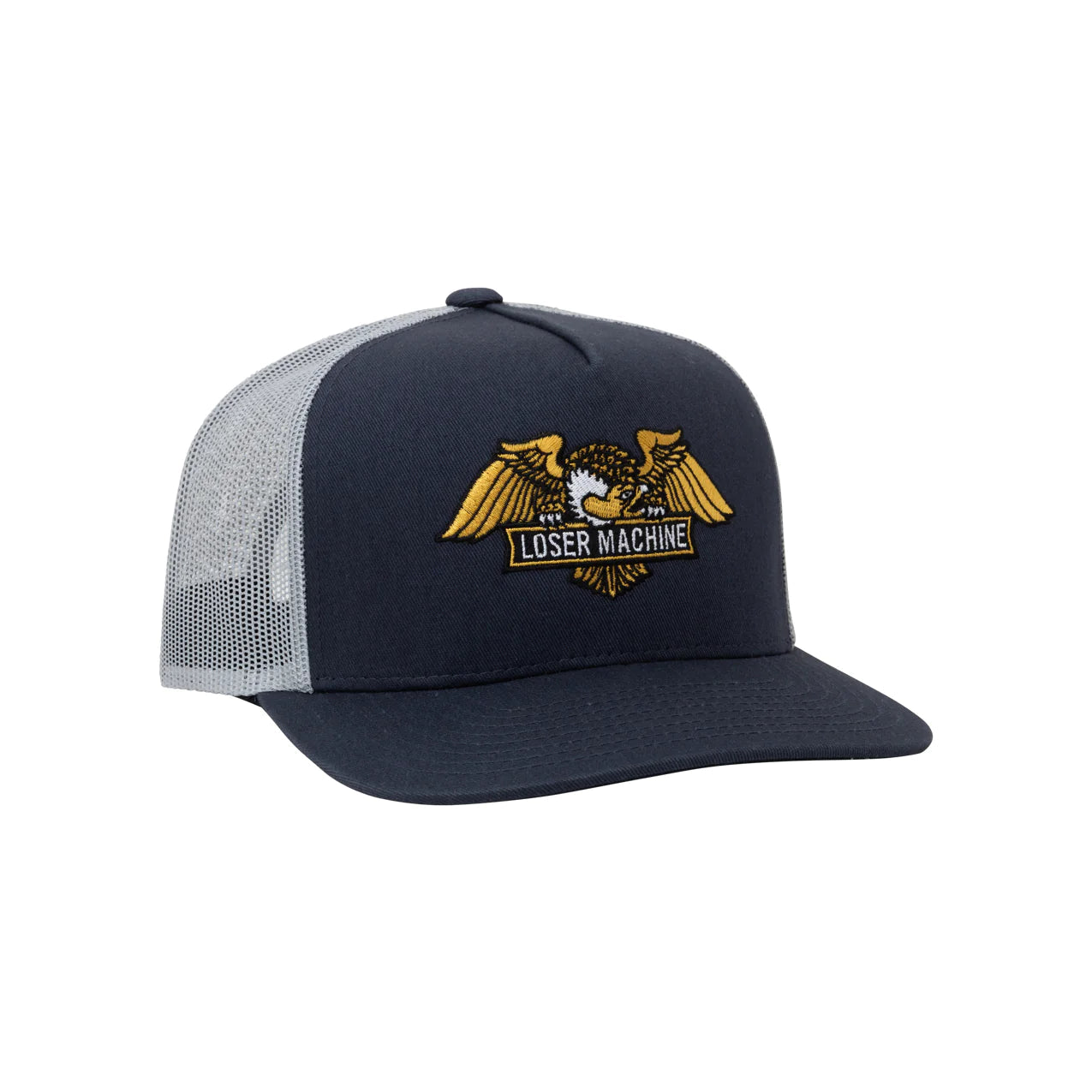 LOSER MACHINE Wings Trucker Hat Navy Men's Hats Loser Machine 