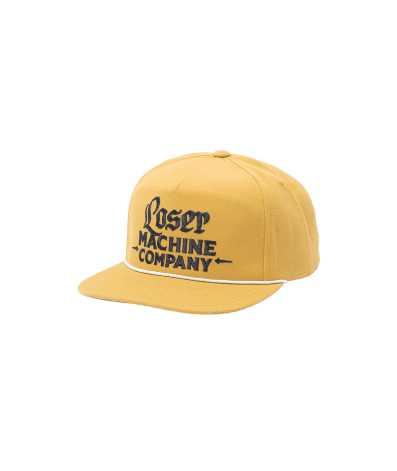 LOSER MACHINE Olde Mixed Snapback Hat Golden Brown Men's Hats Loser Machine
