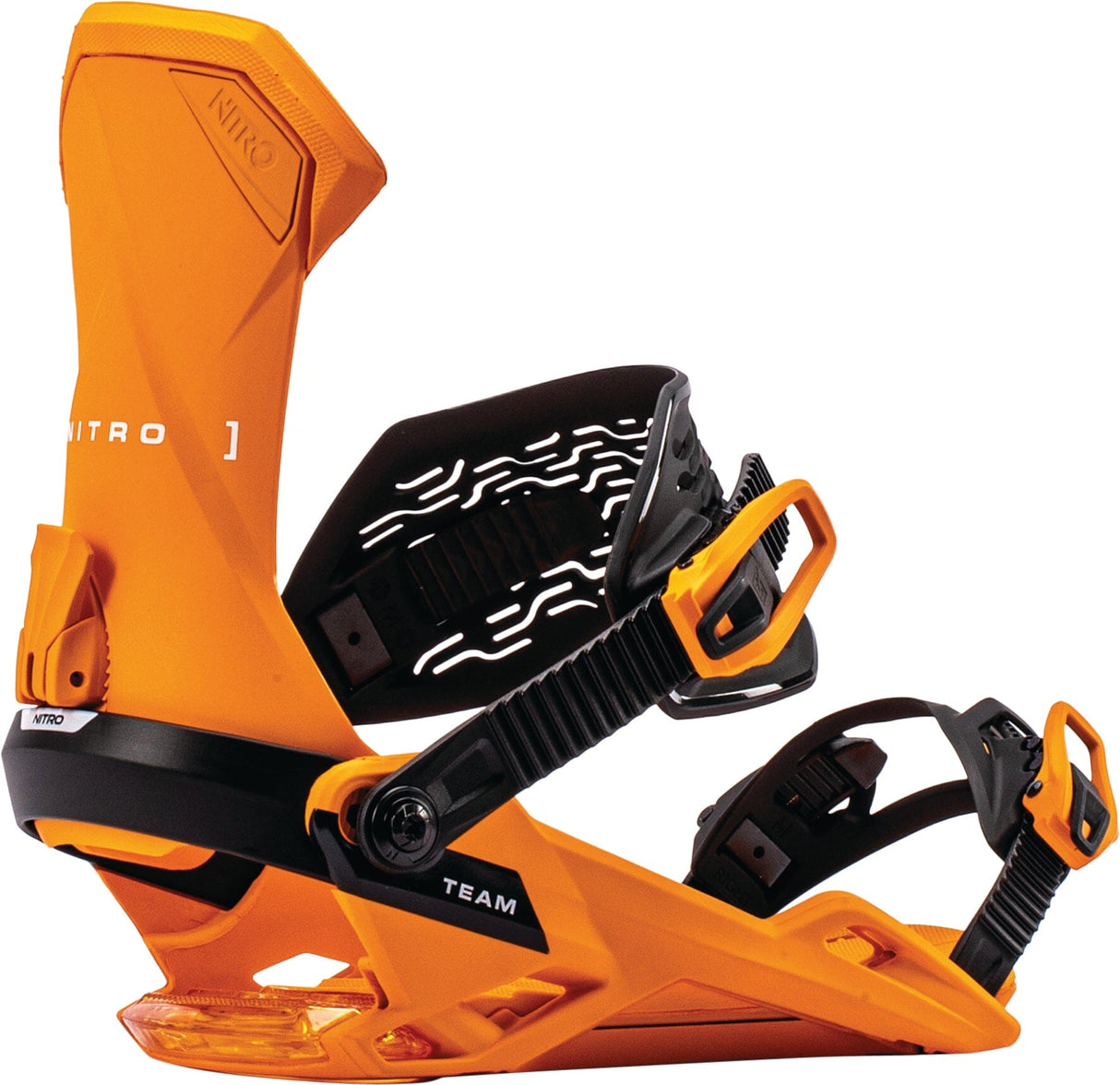 NITRO Team Snowboard Bindings Vivid Orange 2027 Men's Snowboard Bindings Nitro
