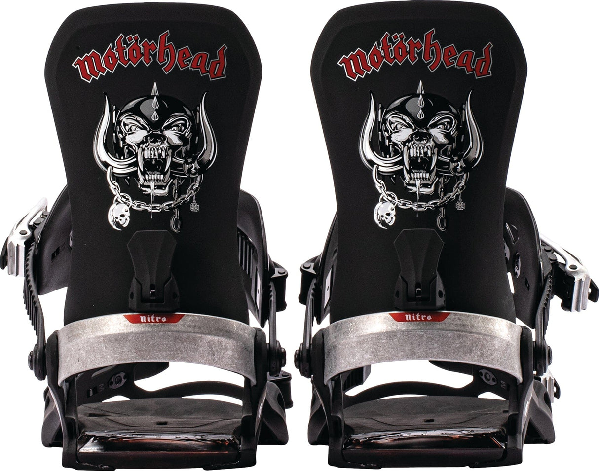 NITRO One Snowboard Bindings Motörhead 2027 Men's Snowboard Bindings Nitro