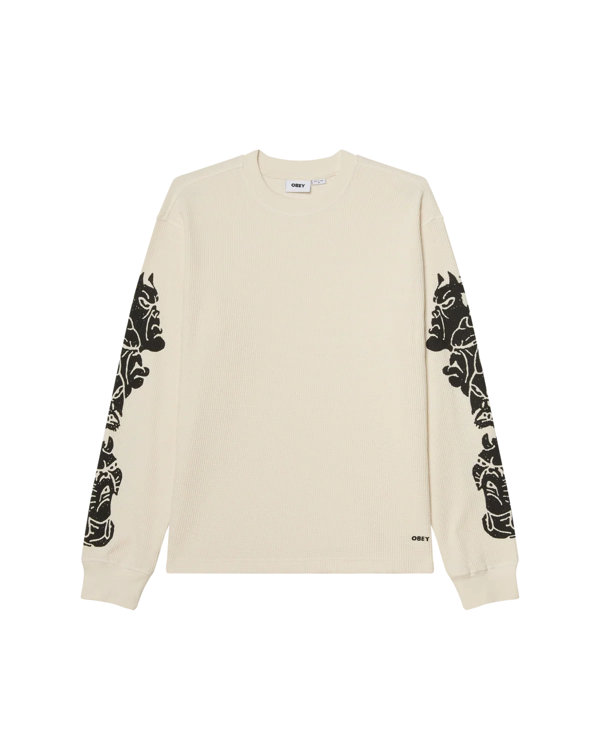 OBEY Goblin Long Sleeve Thermal Blanc De Blanc Men's Long Sleeve T-Shirts Obey
