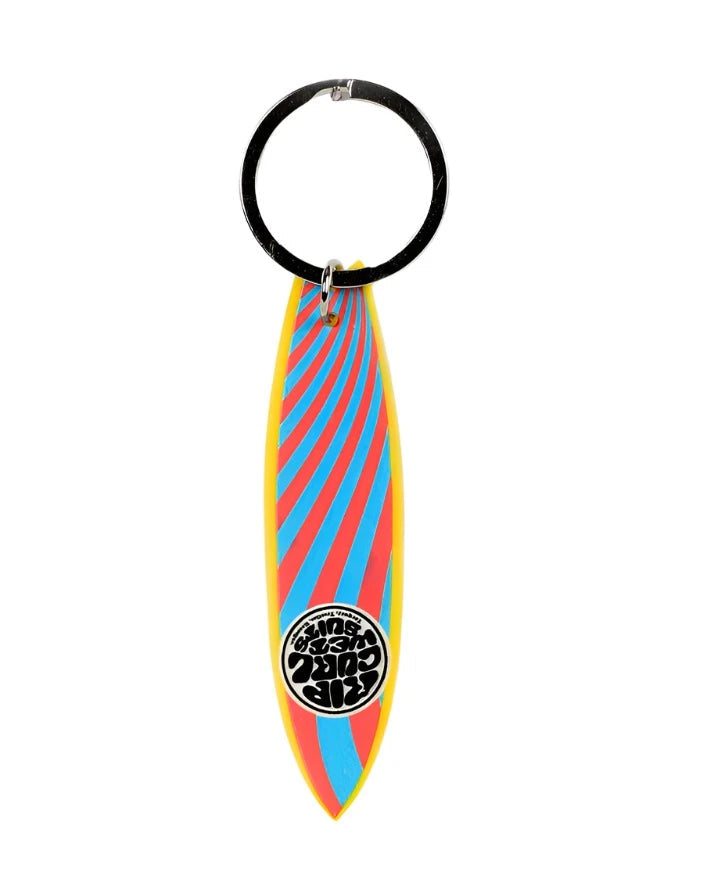 RIP CURL Surfboard Keyring Yellow Lanyards and Keychains Rip Curl