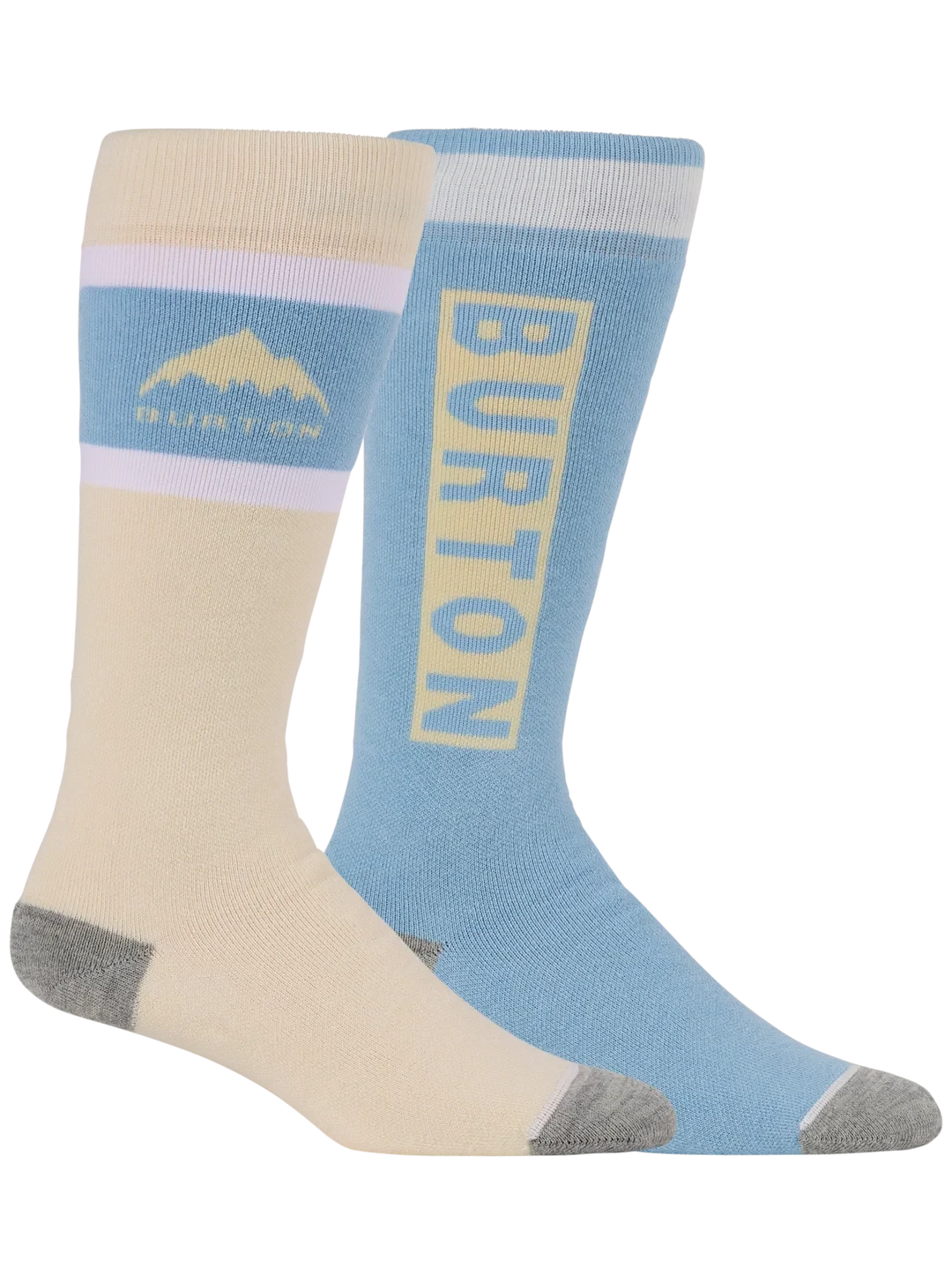 BURTON Women's Weekend Midweight 2 Pack Snow Socks Airstream Blue Women's Snowboard Socks Burton