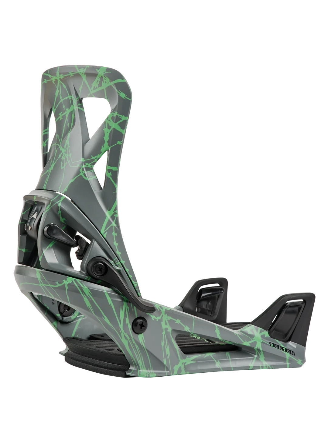 BURTON Step On Snowboard Bindings Gray/Green Voltage 2027 Men's Snowboard Bindings Burton