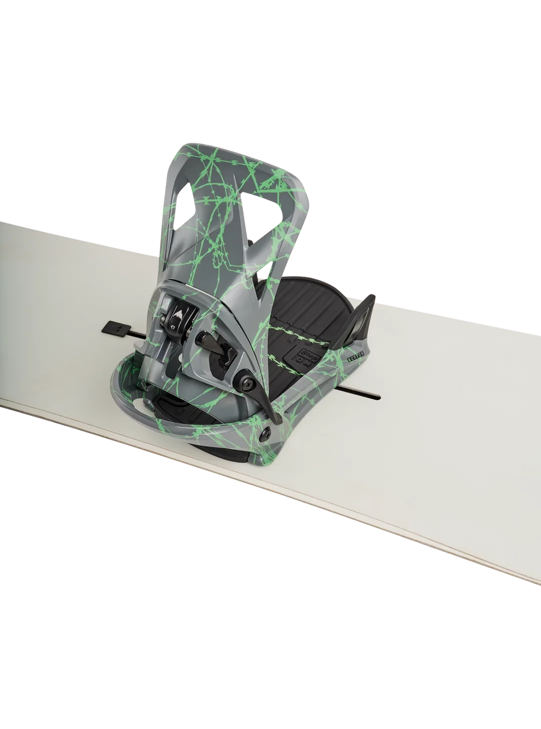 BURTON Step On Snowboard Bindings Gray/Green Voltage 2027 Men's Snowboard Bindings Burton