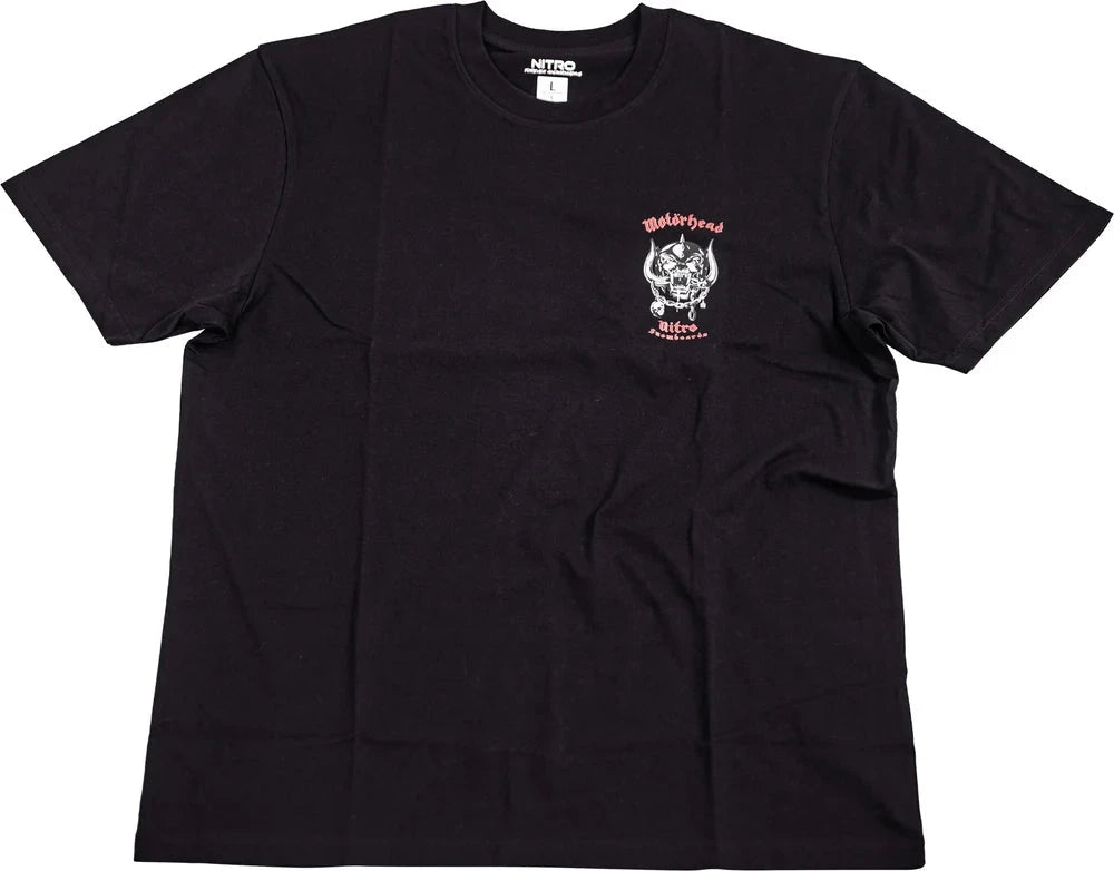 NITRO Motörhead x Nitro T-Shirt Black Men's Short Sleeve T-Shirts Nitro