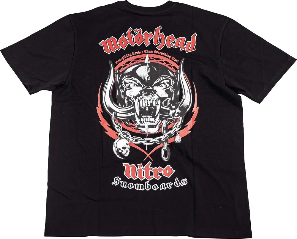 NITRO Motörhead x Nitro T-Shirt Black Men's Short Sleeve T-Shirts Nitro