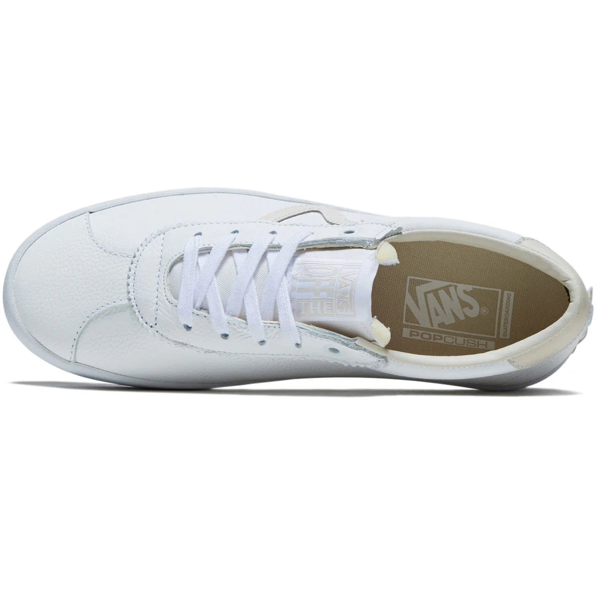 VANS Women's Skate Sport Shoes Leather / Vintage White Women's Skate Shoes Vans