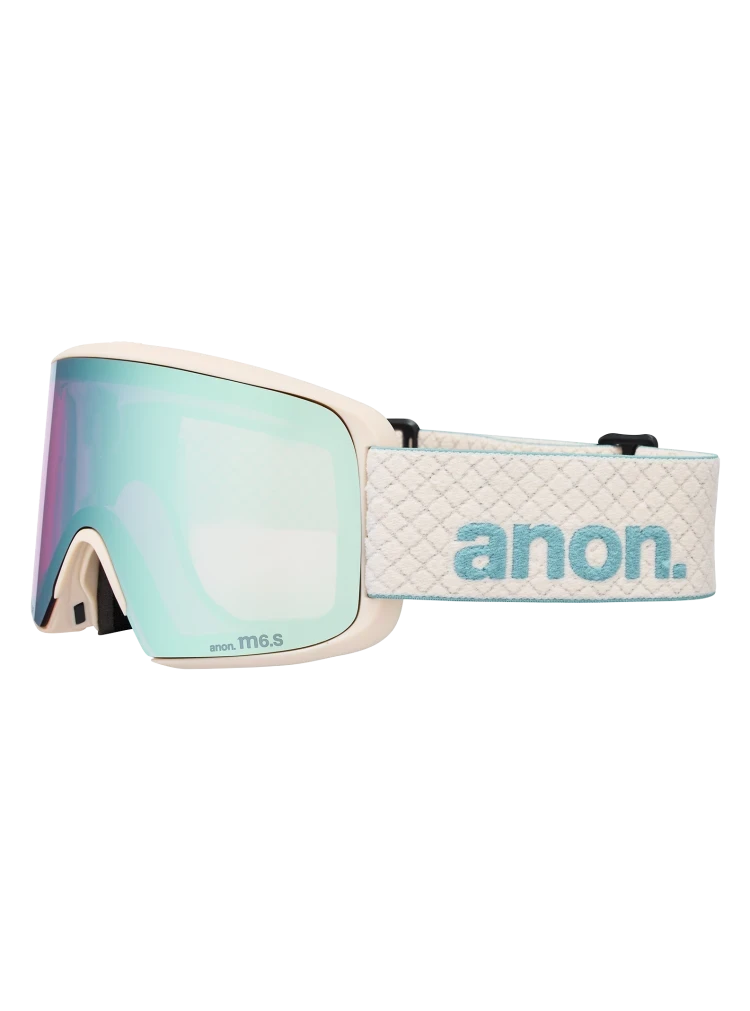 ANON M6S Oat - Perceive Variable Blue + Perceive Cloudy Pink + Facemask Snow Goggle Snow Goggles Anon